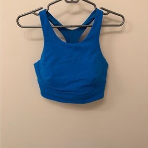 Lululemon Wunder Train Long-Line Sports Bra Size 10 Poolside